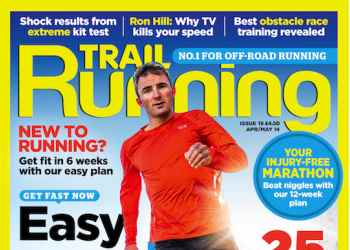Muddy Plimsolls in Trail Running magazine