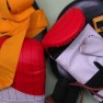 Boxing workout gear, boxing gloves, skip rope and wraps