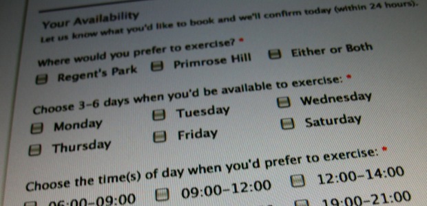 Get in shape with our Online Fitness Assessment