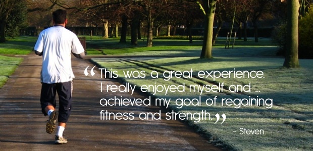 Achieve your goals with winter exercise in the park