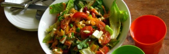 No carb diet, make a tasty salad