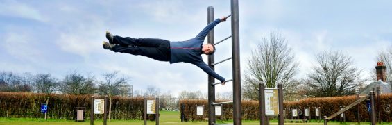 Performing the flag Muddy Plimsolls What is a calisthenics workout